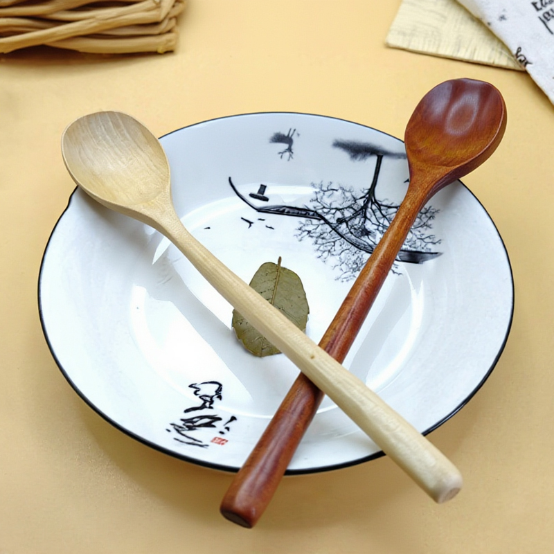 Bamboo Cutlery Set - 1 Piece Wooden Spoon Bamboo Kitchen