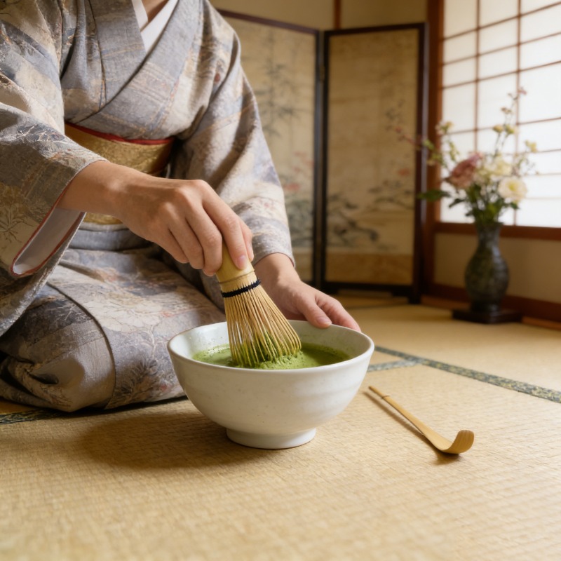 Japanese matcha tea whisk brus - огляд і ціна Bamboo Cutlery Set