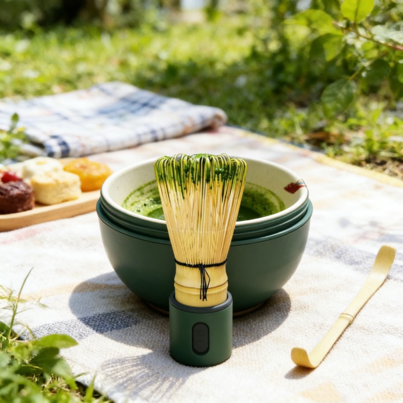 Japanese matcha tea whisk brus - огляд і ціна Bamboo Cutlery Set