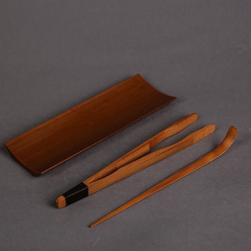 3/4/5Pcs Bamboo Carbonized Tea - огляд і ціна Bamboo Cutlery Set