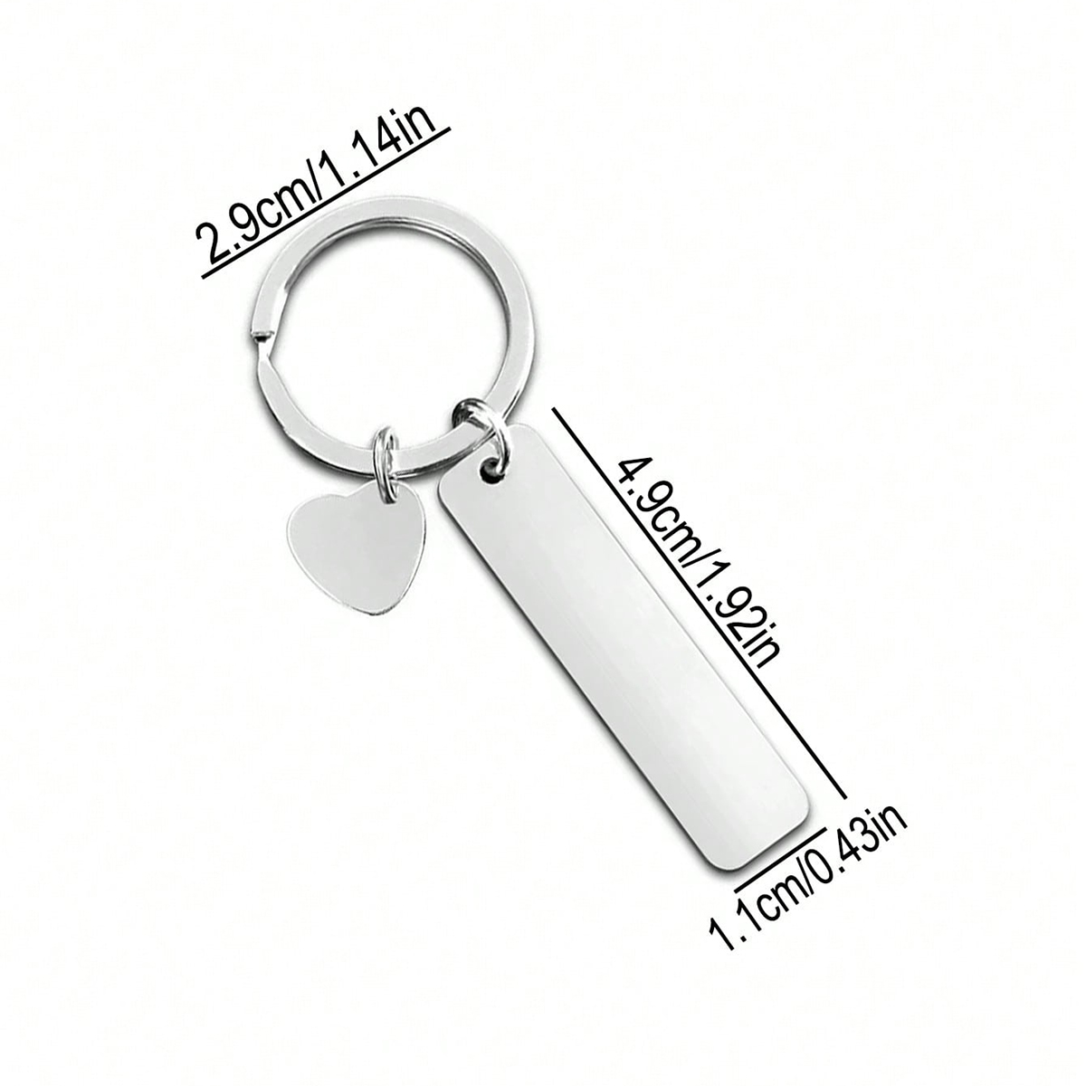 Custom Text Keychain Personali - огляд і ціна Personalized Engraved Gift