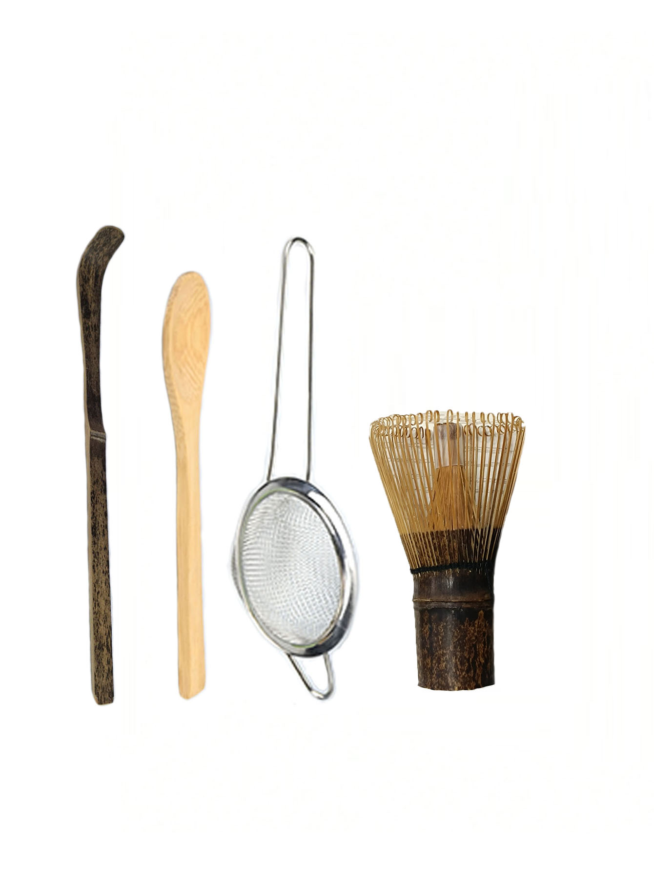 2/4PCS Purple Bamboo Whisk Tea - огляд і ціна Bamboo Cutlery Set