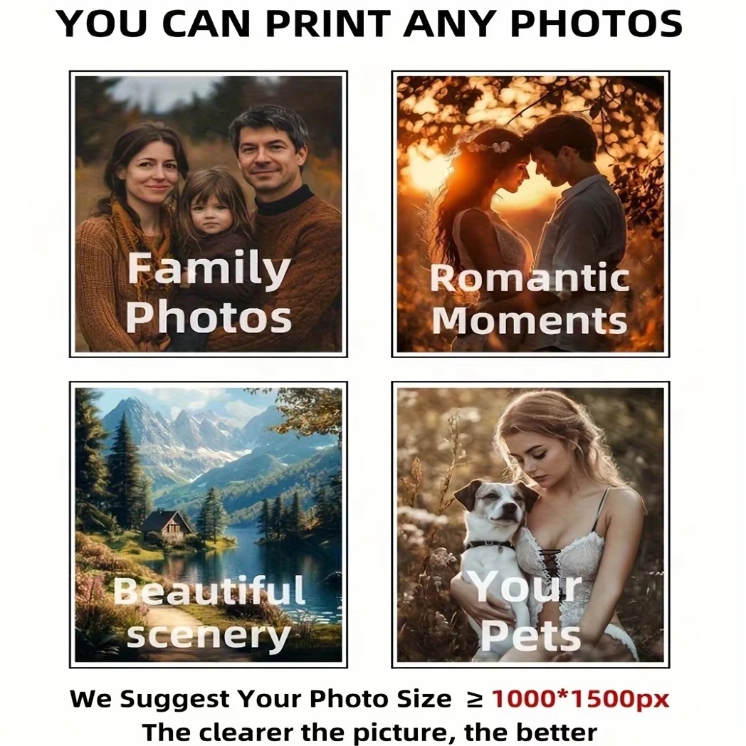Personalized Photo Canvas, Cus - огляд і ціна Personalized Engraved Gift