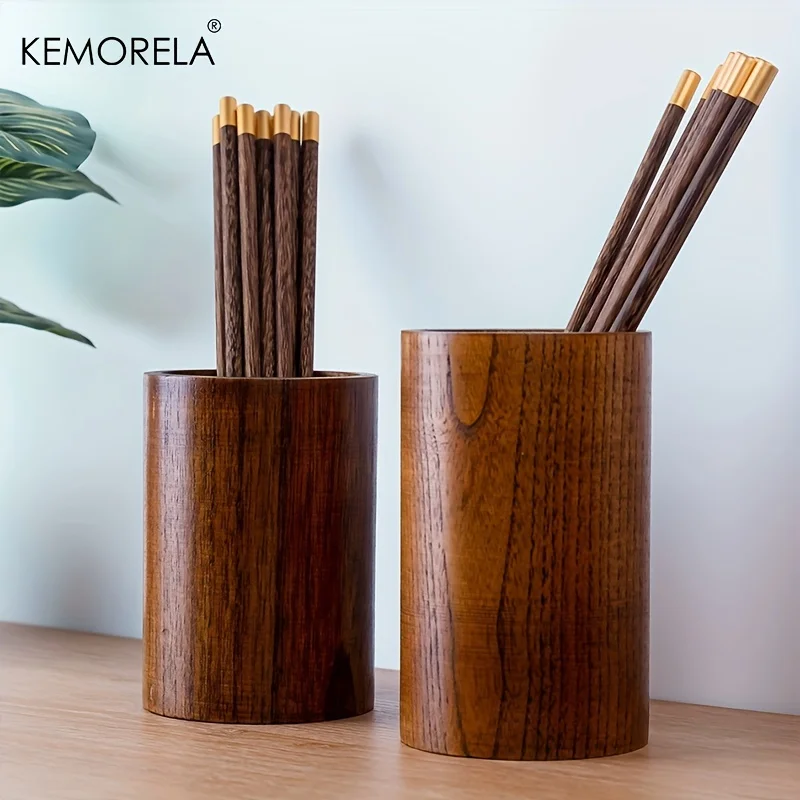 1PCS Wooden Chopsticks Holder  - огляд і ціна Bamboo Cutlery Set