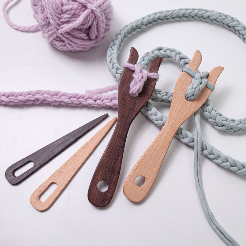 2Pcs Knitting Fork And Eye Nee - огляд і ціна Bamboo Cutlery Set