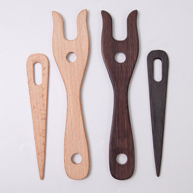2Pcs Knitting Fork And Eye Nee - огляд і ціна Bamboo Cutlery Set